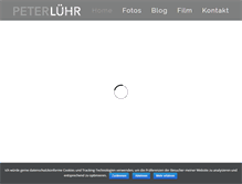 Tablet Screenshot of peterluehr.com